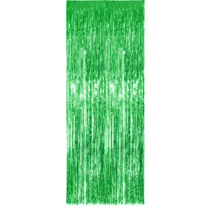 CORTINA DE FITA METAL VERDE 01 UN